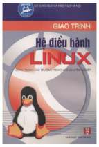 Giáo trình hệ điều hành linux