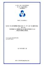 Xây dựng mô hình nứt vỉa bằng khí năng lượng cao numerical modelling of high energy gas fracturing