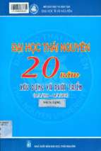 đại học thái nguyên 20 năm xây dựng và phát triển (0441994   0442014)