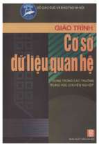 Giáo trình cơ sở dữ liệu quan hệ