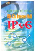 Giới thiệu về thế hệ địa chỉ internet mới ipv6