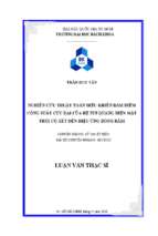 Nghiên cứu thuật toán điều khiển bám điểm công suất cực đại của hệ pin quang điện mặt trời có xét đến hiệu ứng bóng râm 