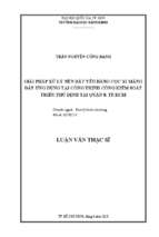 Giải pháp xử lý nền đất yếu bằng cọc xi măng đất ứng dụng tại công trình cống kiểm soát triều phú định tại quận 8, tp. hcm