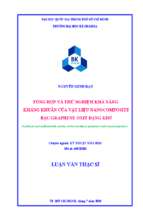 Tổng hợp và thử nghiệm khả năng kháng khuẩn của vật liệu nanocomposite bạcgraphene oxit dạng khử 