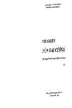 Thí nghiệm hóa đại cương thí nghiệm hóa đại cương   vô cơ 1  bộ môn công nghệ hóa vô cơ