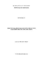 Phân tích đa phân giải xây dựng thuật toán giám định ảnh cho ảnh copy move 