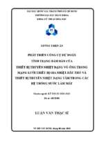 Phát triển công cụ dự đoán tình trạng bám bẩn của thiết bị truyền nhiệt dạng vỏ ống trong mạng lưới thiết bị gia nhiệt dầu thô và thiết bị truyền nhiệt dạng tấm trong các hệ thống nước làm mát 