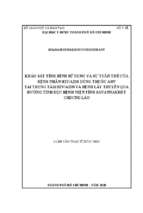 Khảo sát tình hình sử dụng và sự tuân thủ của bệnh nhân hiv aids dùng thuốc arv tại trung tâm hiv aids và bệnh lây truyền qua đường tình dục bệnh viện tỉnh savannakhet chdcnd lào