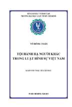 Tội hành hạ người khác theo luật hình sự việt nam