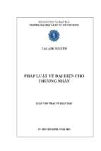 Pháp luật về đại diện cho thương nhân