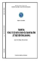 Thanh tra về đầu tư xây dựng cơ bản của thanh tra tỉnh (từ thực tiễn tỉnh lâm đồng)