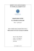 How to write legal english effectively when lacking sufficien legal background