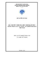 Học thuyết  piercing the corporate veil  trong pháp luật các nước so sánh với pháp luật việt nam