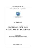 Cải cách hành chính trong lĩnh vực đăng ký doanh nghiệp