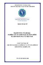 Tranh tụng của bị hại nghiên cứu so sánh luật tố tụng hình sự liên bang nga và việt nam