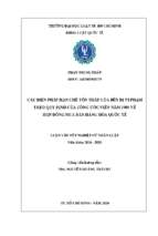 Các biện pháp hạn chế tổn thất của bên bị vi phạm theo quy định của công ước viên năm 1980 về hợp đồng mua bán hàng hóa quốc tế