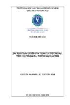 Xác định thẩm quyền của trọng tài thương mại theo luật trọng tài thương mại năm 2010