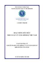Hoạt động đối chất theo luật tố tụng hình sự việt nam