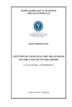 Chuyển rủi ro trong hoạt động mua bán hàng hóa theo luật thương mại năm 2005