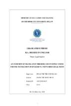 An overview of translation theories and its implications for the translation of english vs. vietnamese legal texts