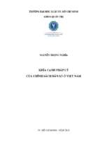 Khía cạnh pháp lý của chính sách dân số ở việt nam