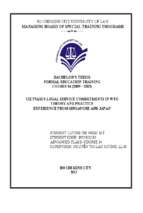 Vietnam's legal service commitments in wto theory and practice experience from singapore and japan