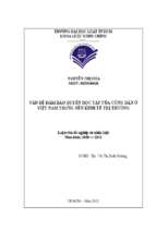 Vấn đề bảo đảm quyền học tập của công dân ở việt nam trong nền kinh tế thị trường