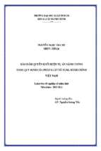 Bảo đảm quyền khởi kiện vụ án hành chính theo quy định của pháp luật tố tụng hành chính