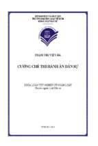 Cưỡng chế thi hành án dân sự