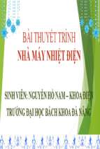 Bài thuyết trình nhà máy nhiệt điện