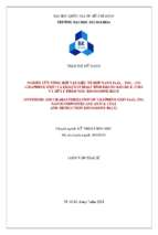 Synthesis and characterization of graphene oxit fe3o4 tio2 nanocomposites and anti e.coli and detruction rhodamine blue