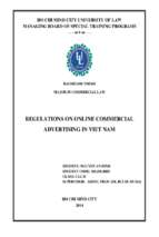 Regulations on online commercial advertising in viet nam