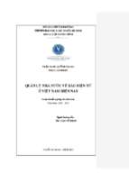 Quản lý nhà nước về báo điện tử ở việt nam hiện nay