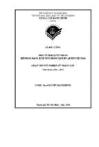 Nhân tố pháp quyền trong hiến pháp 1946 và sự kế thừa trong lịch sử lập hiến việt nam