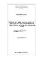 Xây dựng quy trình đánh giá rủi ro cho nhà thầu thi công công trình ngầm tình huống áp dụng tại một công ty thi công