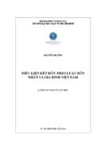 điều kiện kết hôn theo luật hôn nhân gia đình việt nam
