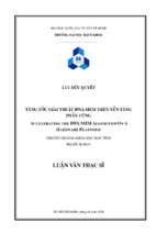Tăng tốc giải thuật bwa mem trên nền tảng phần cứng