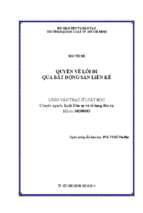 Quyền về lối đi qua bất động sản liền kề