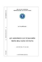 Quy định pháp luật về bảo hiểm trong hoạt động xây dựng