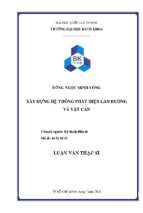 Xây dựng hệ thống phát hiện làm đường và vật cản