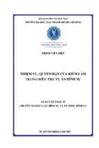 Nhiệm vụ, quyền hạn của kiểm lâm trong điều tra vụ án hình sự