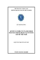 Quyền và nghĩa vụ của hội thẩm nhân dân trong pháp luật tố tụng dân sự việt nam