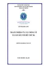 Trách nhiệm của vợ chồng về tài sản đối với bên thứ ba