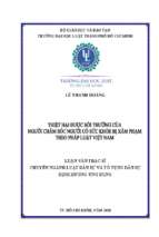 Thiệt hại được bồi thường của người chăm sóc người có sức khỏe bị xâm phạm theo pháp luật việt nam