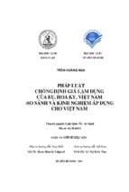 Pháp luật chống định giá lạm dụng của eu, hoa kỳ, việt nam   so sánh và kinh nghiệm áp dụng cho việt nam