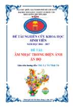 âm nhạc trong điện ảnh ấn độ    