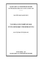 Văn hóa làng nghề sơn mài tương bình hiệp tỉnh bình dương    