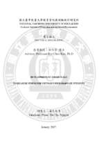 Development of stress scale to measure stress for vietnam undergraduate students    m.a.  