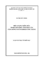 Biểu tượng ngôi chùa trong đời sống tinh thần của cộng đồng người khmer ở sóc trăng    