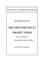 Thế giới nghệ thuật thơ hữu thỉnh    